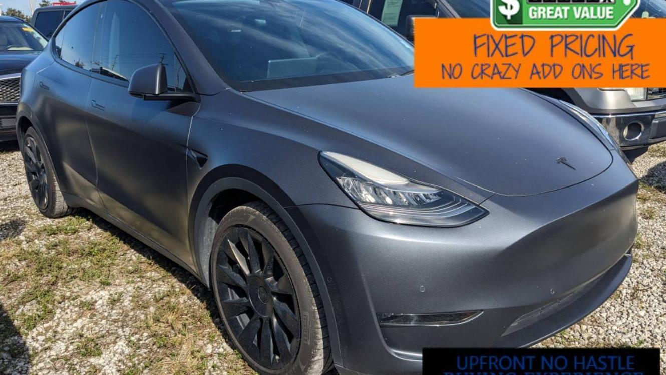 TESLA MODEL Y 2021 5YJYGDEE6MF062570 image